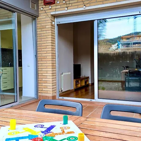 Evh127 Bajo Con Terraza Y Piscina Comunitaria アパート