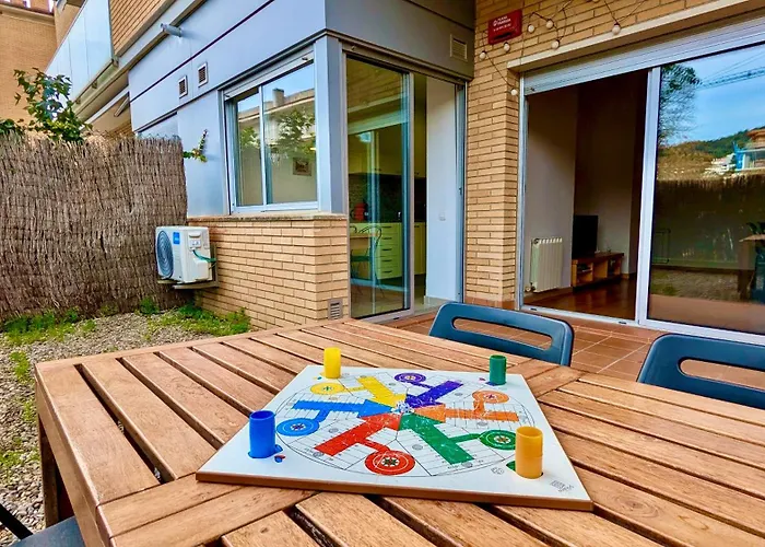 アパート Evh127 Bajo Con Terraza Y Piscina Comunitaria